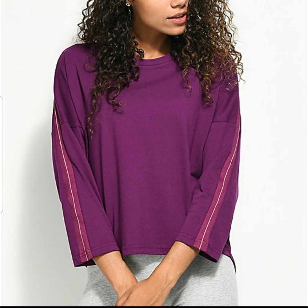 PUMA TAPE LS TOP (DARK PURPLE COLOR)